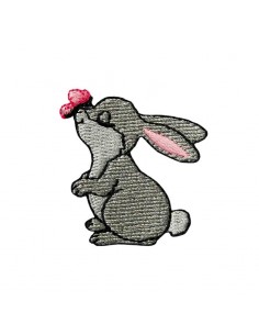 Appliques, Patch, Écusson thermocollant : Lapin avec...