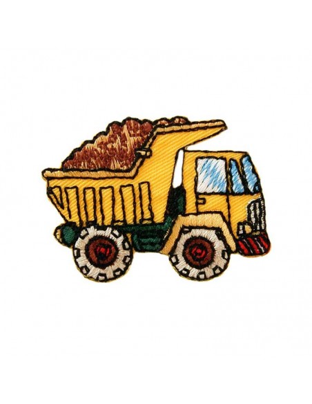 Applikation, Patch, Bügelbild: Kipper klein