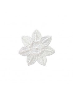 Appliques, Patch, Écusson thermocollant : Bloem wit