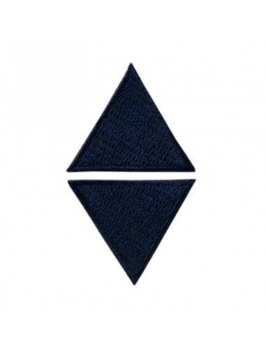 Rapiécer, Patch, Écusson thermocollant : Rustine 2 triangles marins