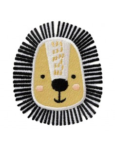 Appliques, Patch, Écusson thermocollant : Tête de lion