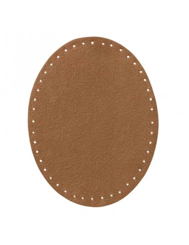 Applikation, Patch, Bügelbild: Flicken Wildlederimitat Beige 1 Paar