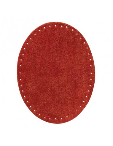 Applicatie, Patch, Strijkapplicatie: Patch suède imitatie rood 2 stuks
