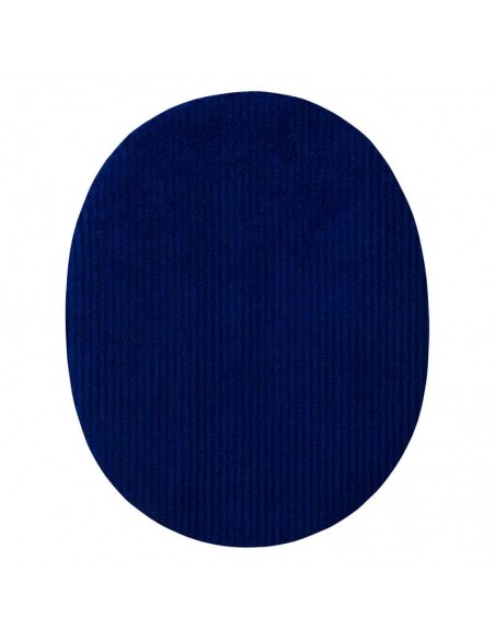 Flicken, Patch, Bügelbild: Kordflicken Royalblau 2 Stück