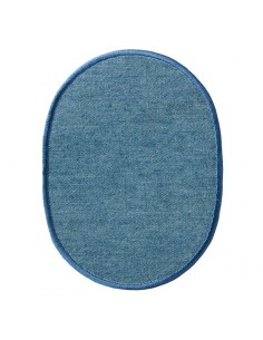 Pleister, Patch, Strijkapplicatie: Jeansflick ovaal "hel"