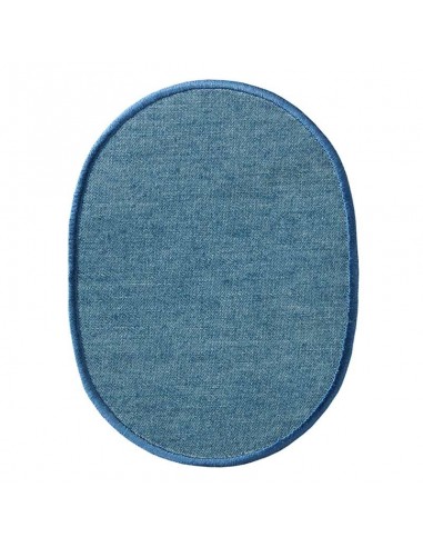 Applicatie, Patch, Strijkapplicatie: Jeansflick ovaal "hel"