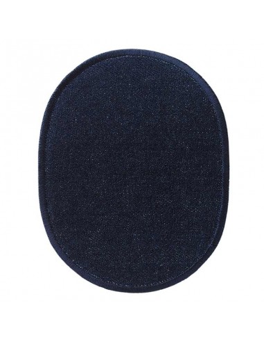 Appliques, Patch, Écusson thermocollant: Jeansflick ovale "bleu foncé"