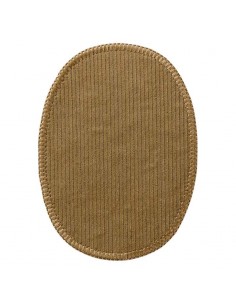 Flicken, Patch, Bügelbild: Kordflicken beige 2 Stück