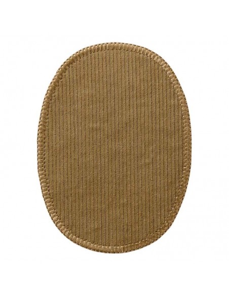 Flicken, Patch, Bügelbild: Kordflicken beige 2 Stück