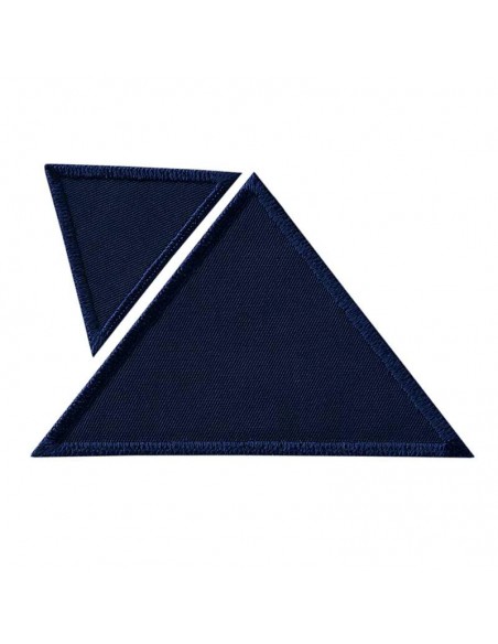 Rapiécer, Patch, Écusson thermocollant : Rustine triangles marins