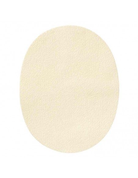 Applikation, Patch, Bügelbild: Velourflicken wollweiss