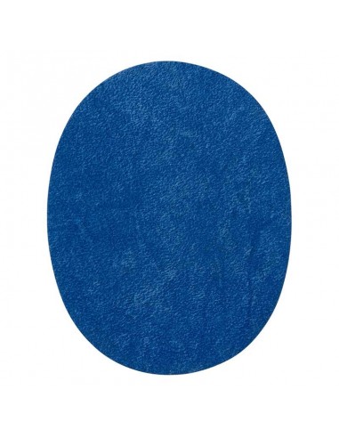 Velourflicken aqua blau