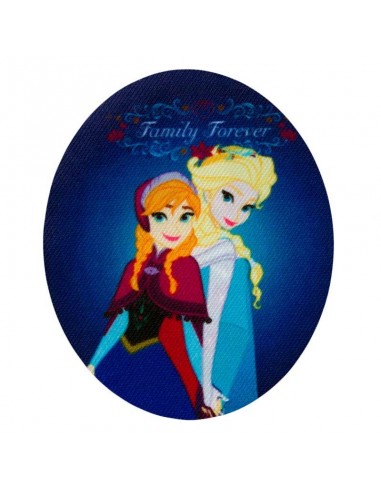 Frozen© Print patches Elsa+Anna