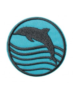 Applicatie, Patch, Strijkapplicatie: Recycl-Patch Dolfijn