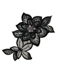 Appliques, Patch, Écusson thermocollant : Ornement floral...