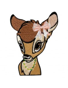 Applikation, Patch, Bügelbild: Bambi© Kopf
