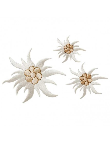Appliques, Patch, Écusson thermocollant: Créer des Edelweiss