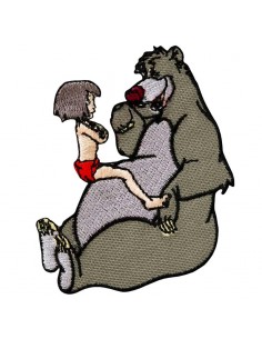 Appliqué, Patch, Iron-on: The Jungle Book © Mowgli + Baloo