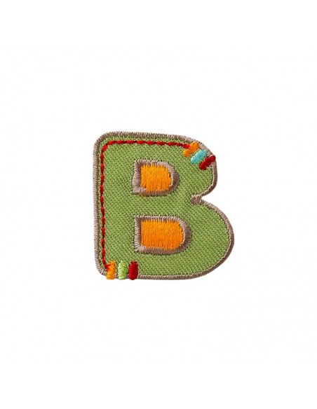 Enkele letter B kleurig