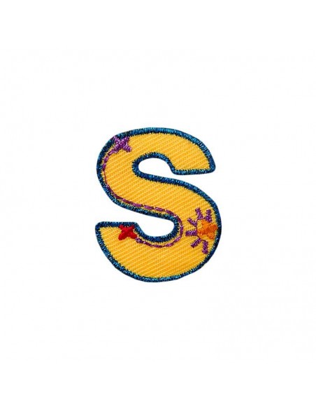 Applicatie, Patch, Strijkapplicatie: Enkele letter R kleurig