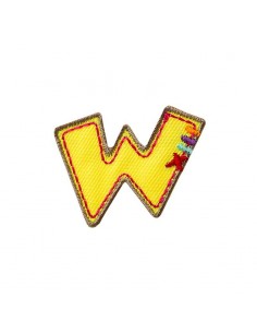 Appliques, Patch, Écusson thermocollant : Lettre unique W...
