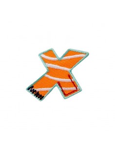 Appliques, Patch, Écusson thermocollant : Lettre unique X...