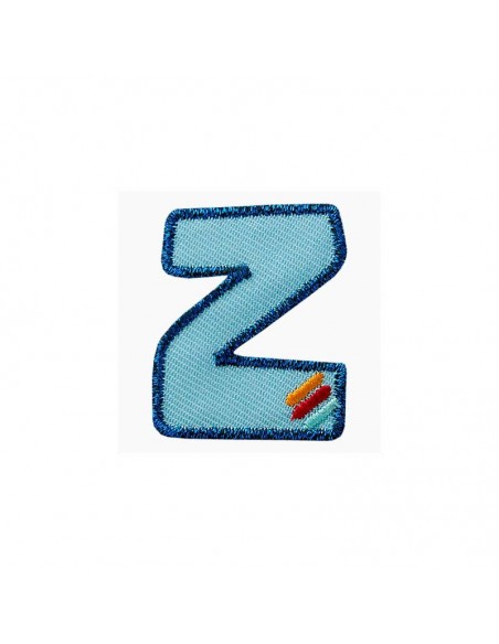 Applicatie, Patch, Strijkapplicatie: Enkele letter Z kleurig