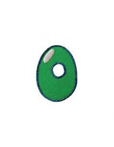 Appliques, Patch, Écusson thermocollant : Zéro 0 Chiffre...