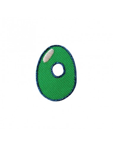 Applicatie, Patch, Strijkapplicatie: Nul 0 cijfer/getal
