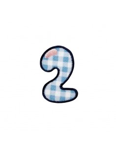 Appliques, Patch, Écusson thermocollant : Deux 2 Chiffre...