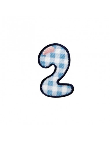 Applicatie, Patch, Strijkapplicatie: Twee 2 cijfer / getal