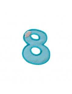 Appliques, Patch, Écusson thermocollant : Huit 8 Chiffre...