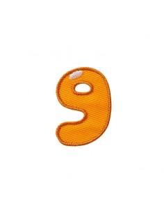 Appliques, Patch, Écusson thermocollant : Neuf 9 Chiffre...