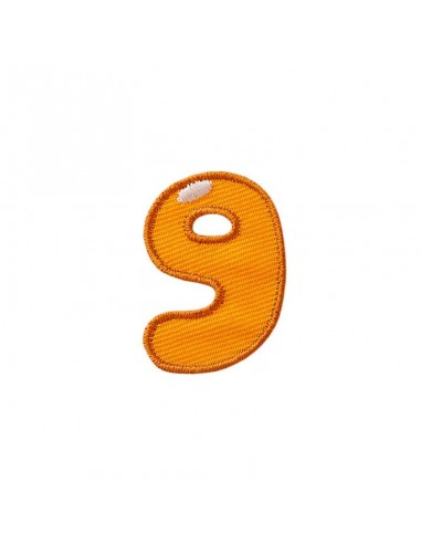 Applicatie, Patch, Strijkapplicatie: Negen 9 cijfer / getal