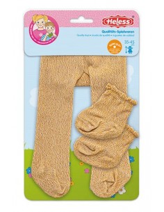 Collants & chaussettes or (taille 28-35cm)