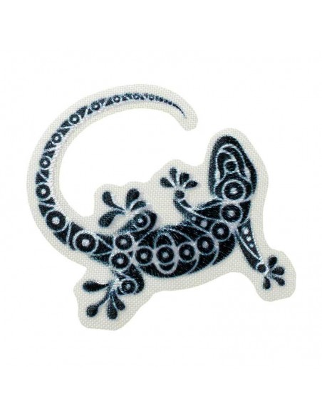 Appliques, Patch, Écusson thermocollant : Lézard Recycl-Patch