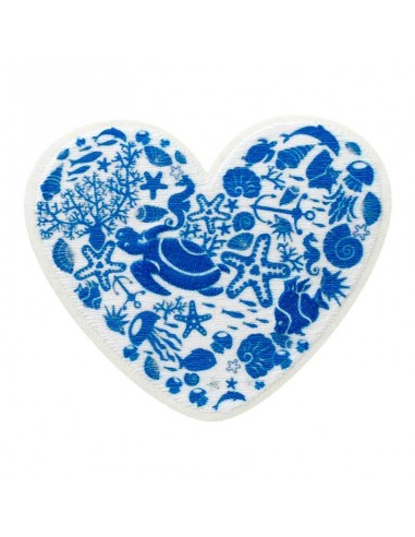 Appliques, Patch, Écusson thermocollant: Monde de l'eau du cœur Recycl-Patch