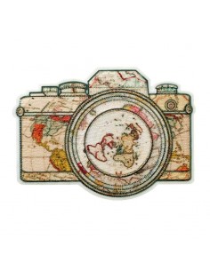 Applikation, Patch, Bügelbild: Kamera Recycl-Patch