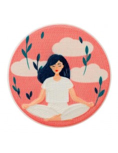 Applikation, Patch, Bügelbild: Yoga Recycl Patch