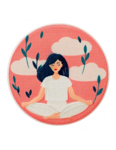 Appliques, Patch, Écusson thermocollant: Patch de recyclage de yoga