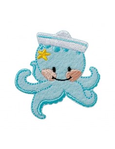 Appliques, Patch, Écusson thermocollant: Poulpe