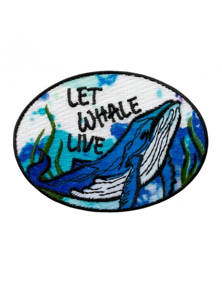 Applikation, Patch, Bügelbild: Recycl-Patch Wale