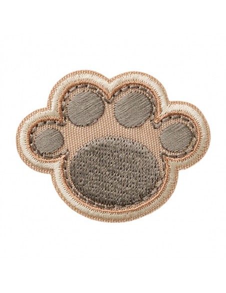 Applikation, Patch, Bügelbild: Pfote hellbraun