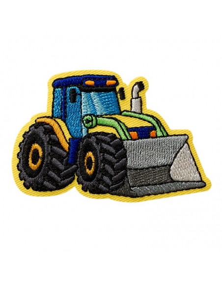 Application,Patch,Repassant : Truck Bagger jaune