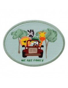 Appliques, Patch, Écusson thermocollant: La famille Safari