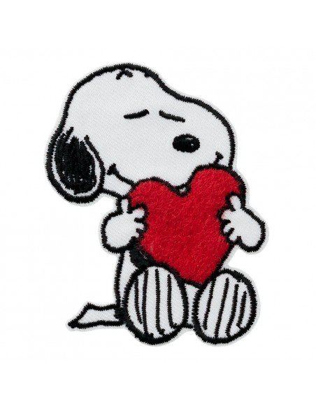 Application, Patch, Repassant : Peanuts© Snoopy coeur