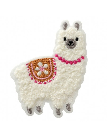 Applicatie, Patch, Strijkapplicatie: Alpaca pluizig