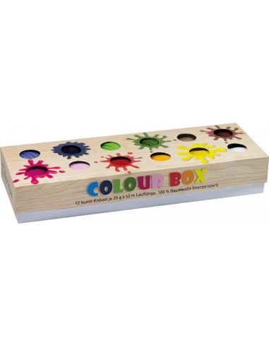 Colour Box - 12 pelotes de 20 g en coton mercerisé