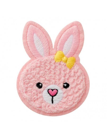 Appliques, Patch, Écusson thermocollant : Lapin en peluche