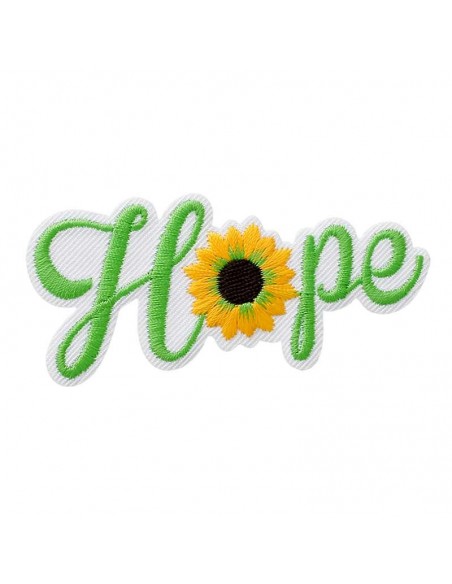 Applikation, Patch, Bügelbild: Recycl-Patch Hope
